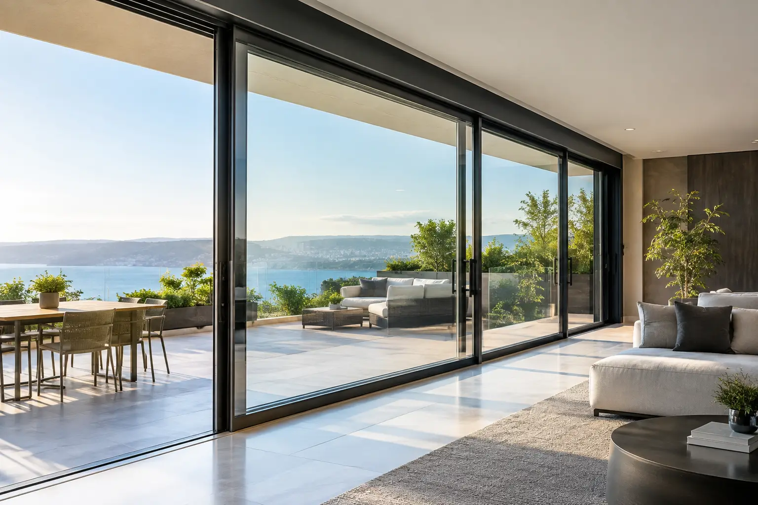 For which type of projects are Lift and Slide (Hebe-Schiebe) Window Systems suitable?